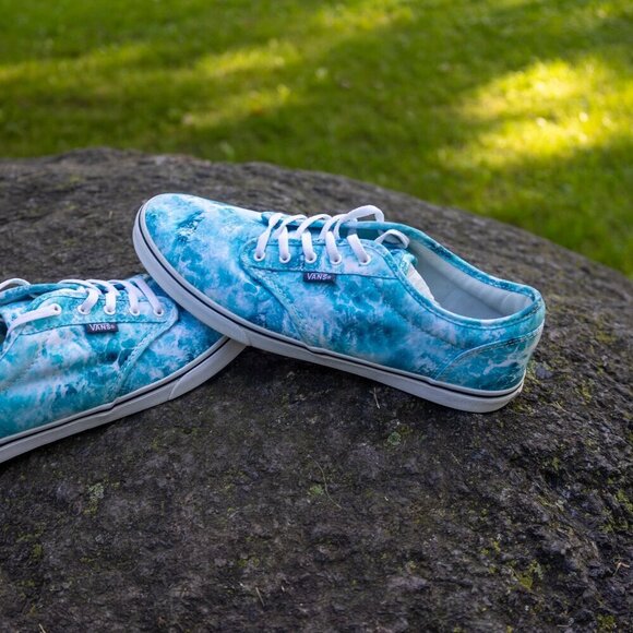 Vans Blue Marble Water sz 10 Very Good Used - Picture 9 of 11